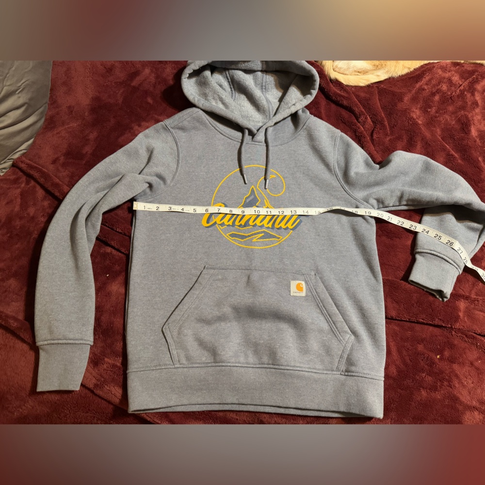 Carhartt Blue/Gray Hoodie Size XS